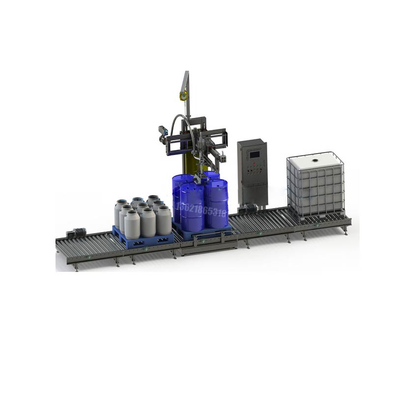 ﻿小型液体灌装机 化工吨桶灌装线 称重灌装设备